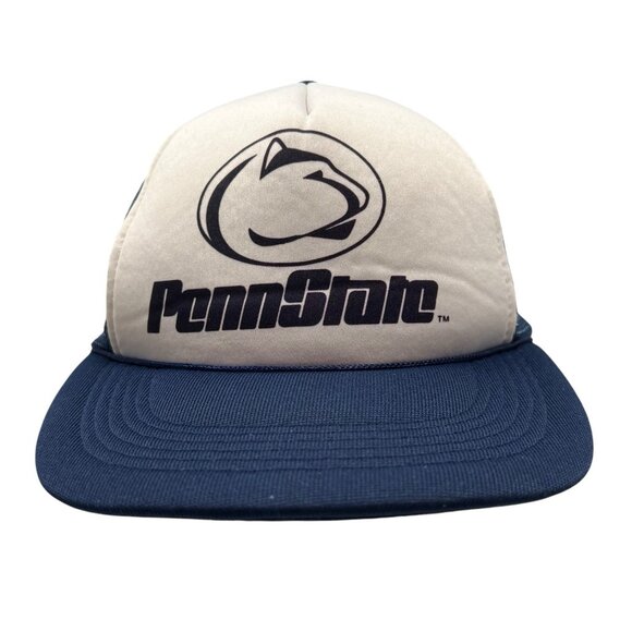 Penn State University Nittany Lions Vintage Mesh Trucker Snapback Hat Cap Dad - Picture 1 of 9